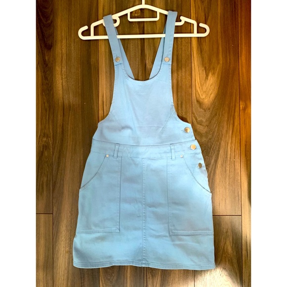 Jean Skirt with Overalls - Picture 1 of 1